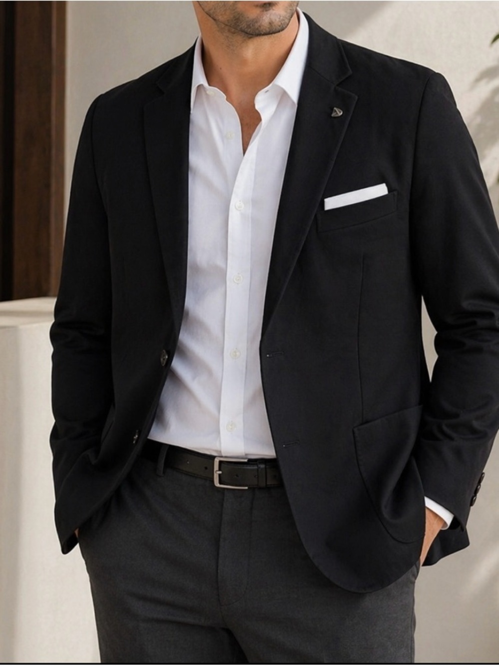 Daniel Cremieux Classic Black Blazer